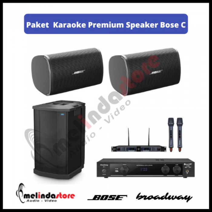 Paket  Karaoke Premium Speaker Bose DM6SE - Subwoofer Bose F1